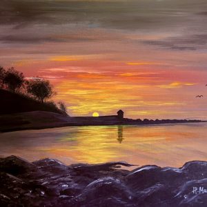 Path Sands at Sunrise A4 Print