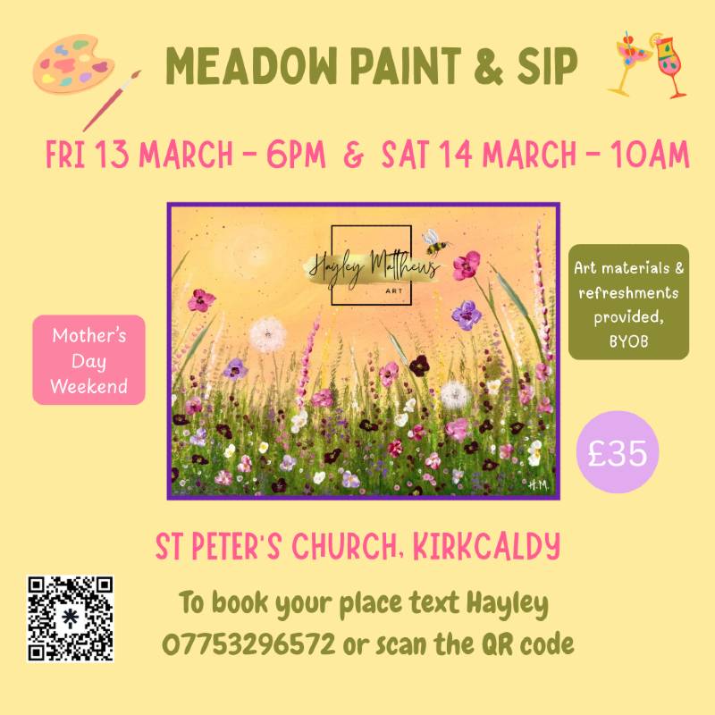 paint and sip march