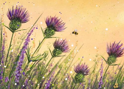 scottish art coaster