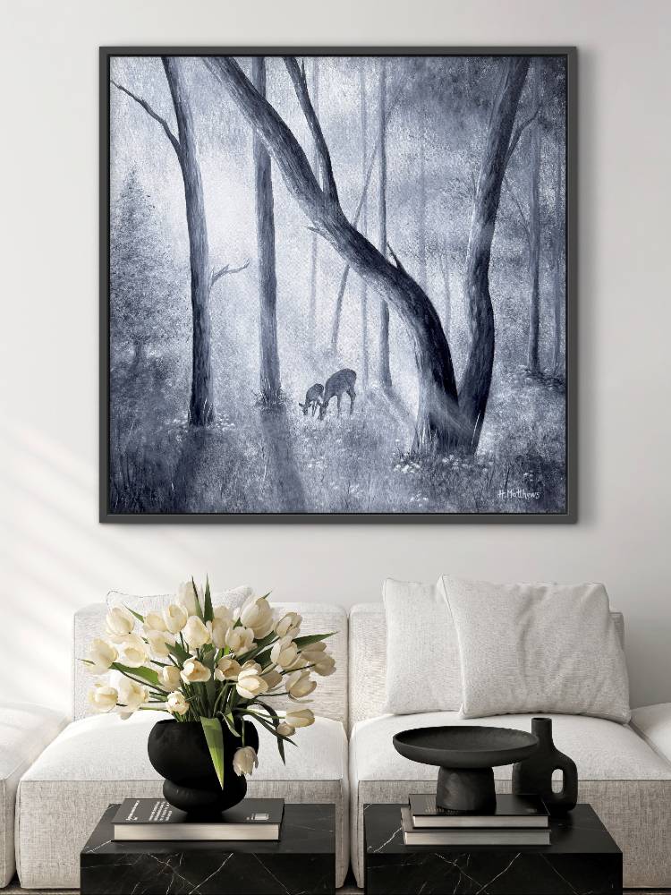deer in woods